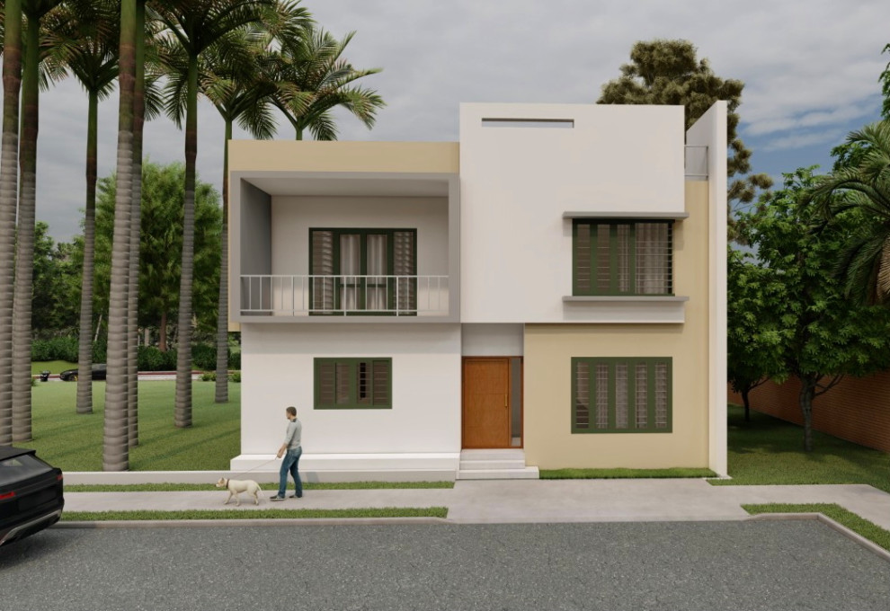This is an example of an Indian exterior in Bengaluru.