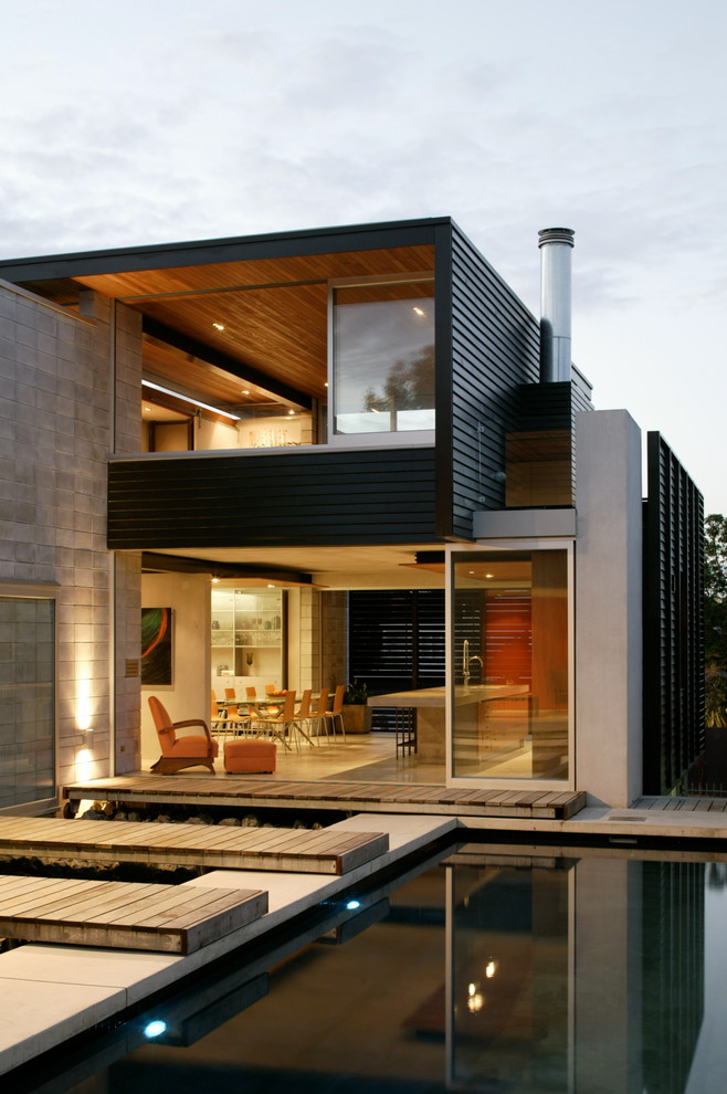 Design ideas for a contemporary pool in Auckland.
