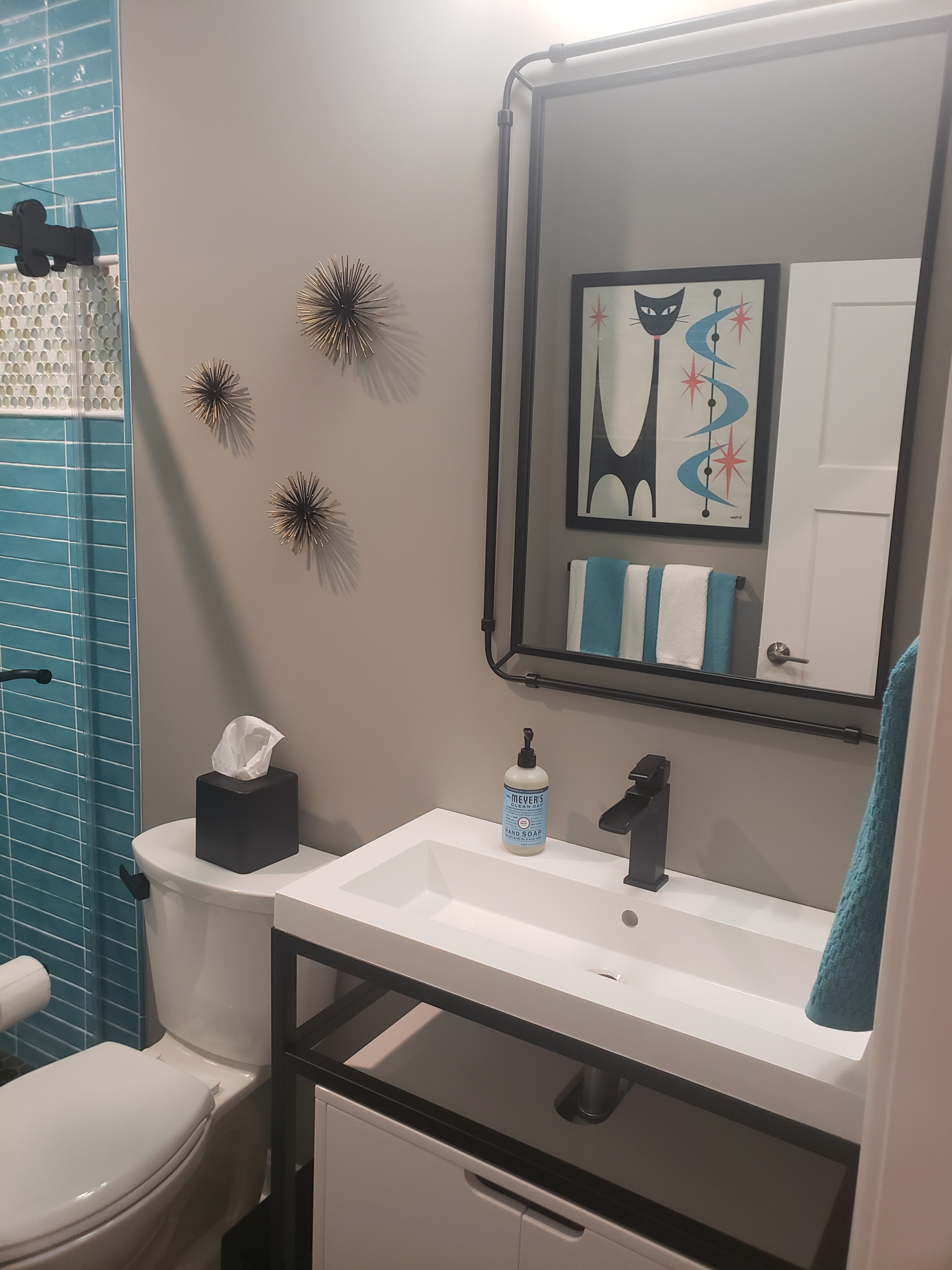 Modern Full basement remodel in Louisville KY