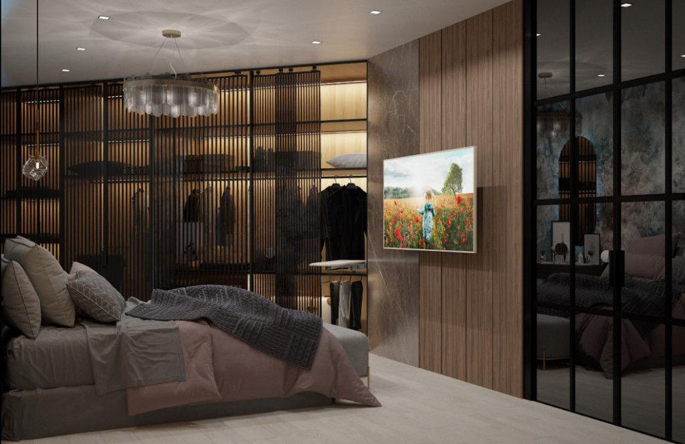 Дизайн проект спальной комнаты