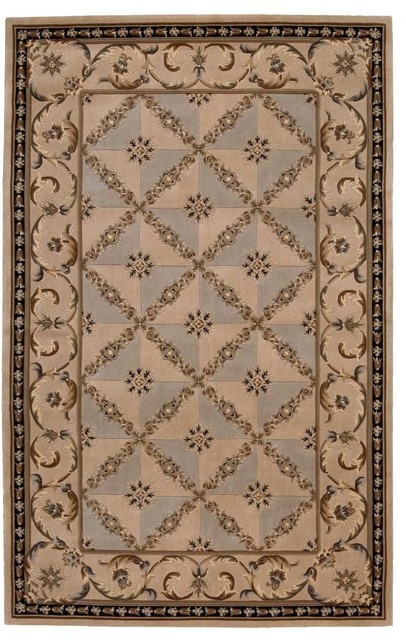 Nourison Versailles Palace Beige Area Rug, 9'6