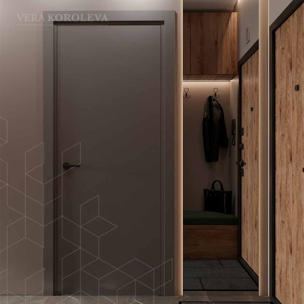 Дизайн-проект квартиры-студии в Подмосковье