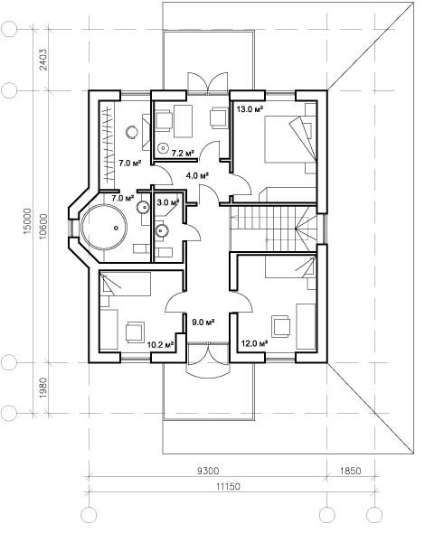 Загородный дом 170 кв. м.