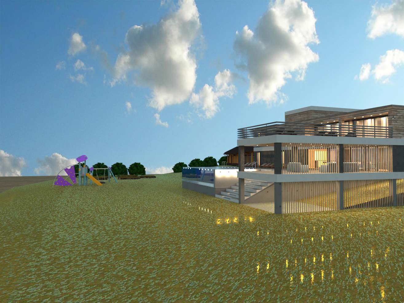 Вилла с бассейном