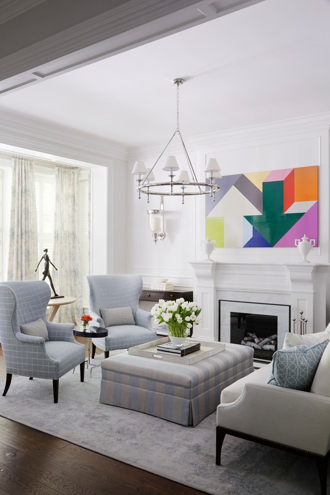 Lonni Paul Chicago home design - Traditional - Living Room - Chicago ...