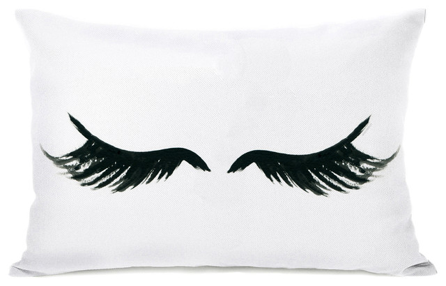 Gorgeous Lashes Indoor Throw Pillow By Lezleeelliot 14 X20