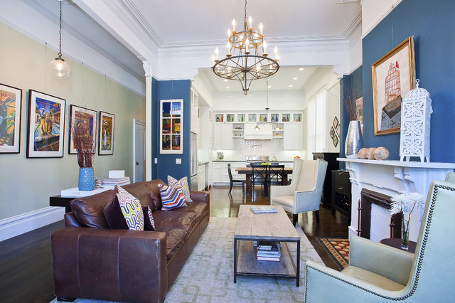 Traditional Living Room classique-salon