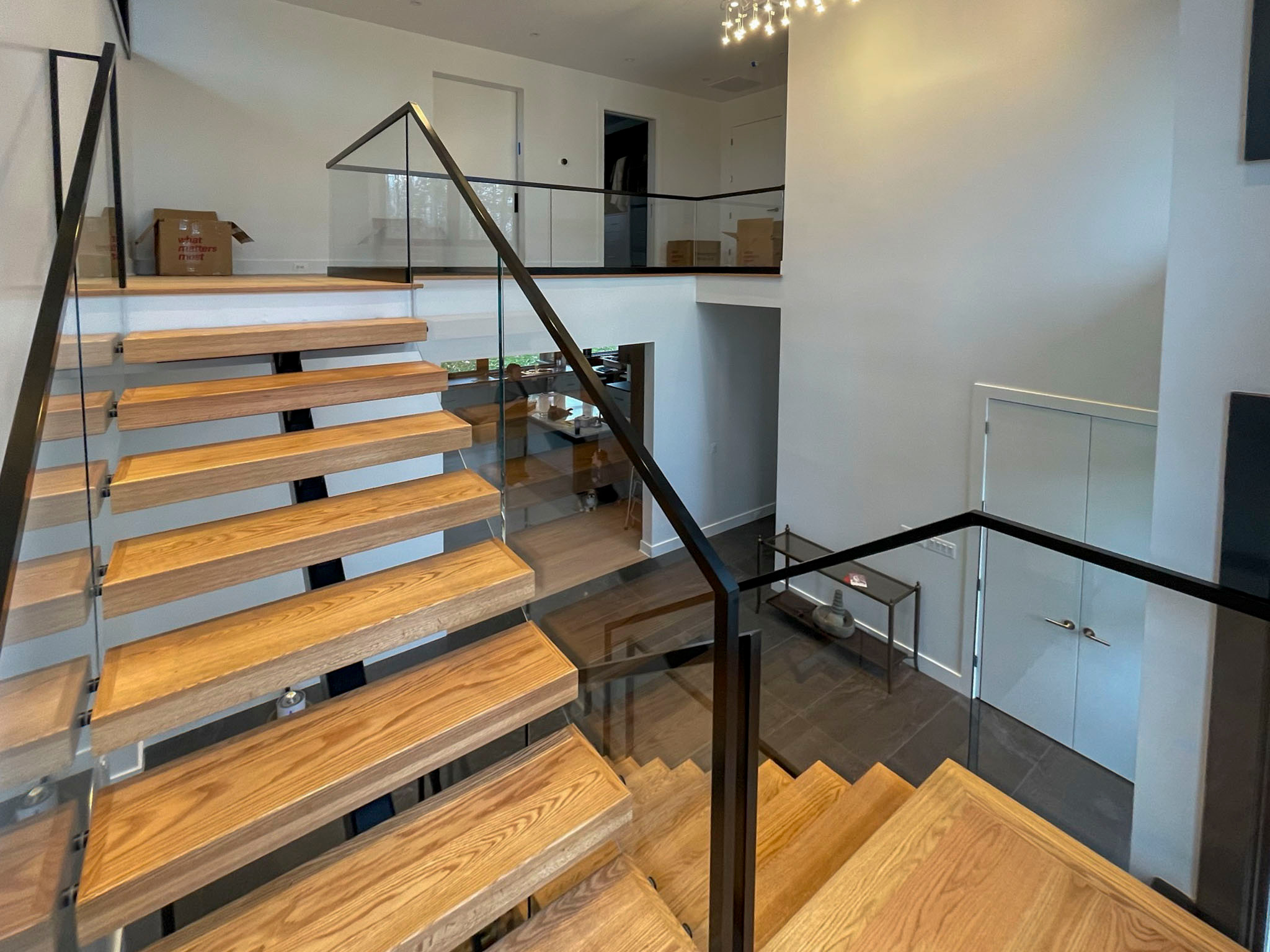 98_Sun Filled Modern Staircase Surrounded by Private Forest, Clifton VA 20124