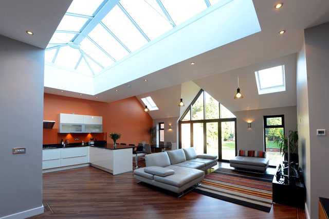 Edwardian Renovation contemporary-living-room
