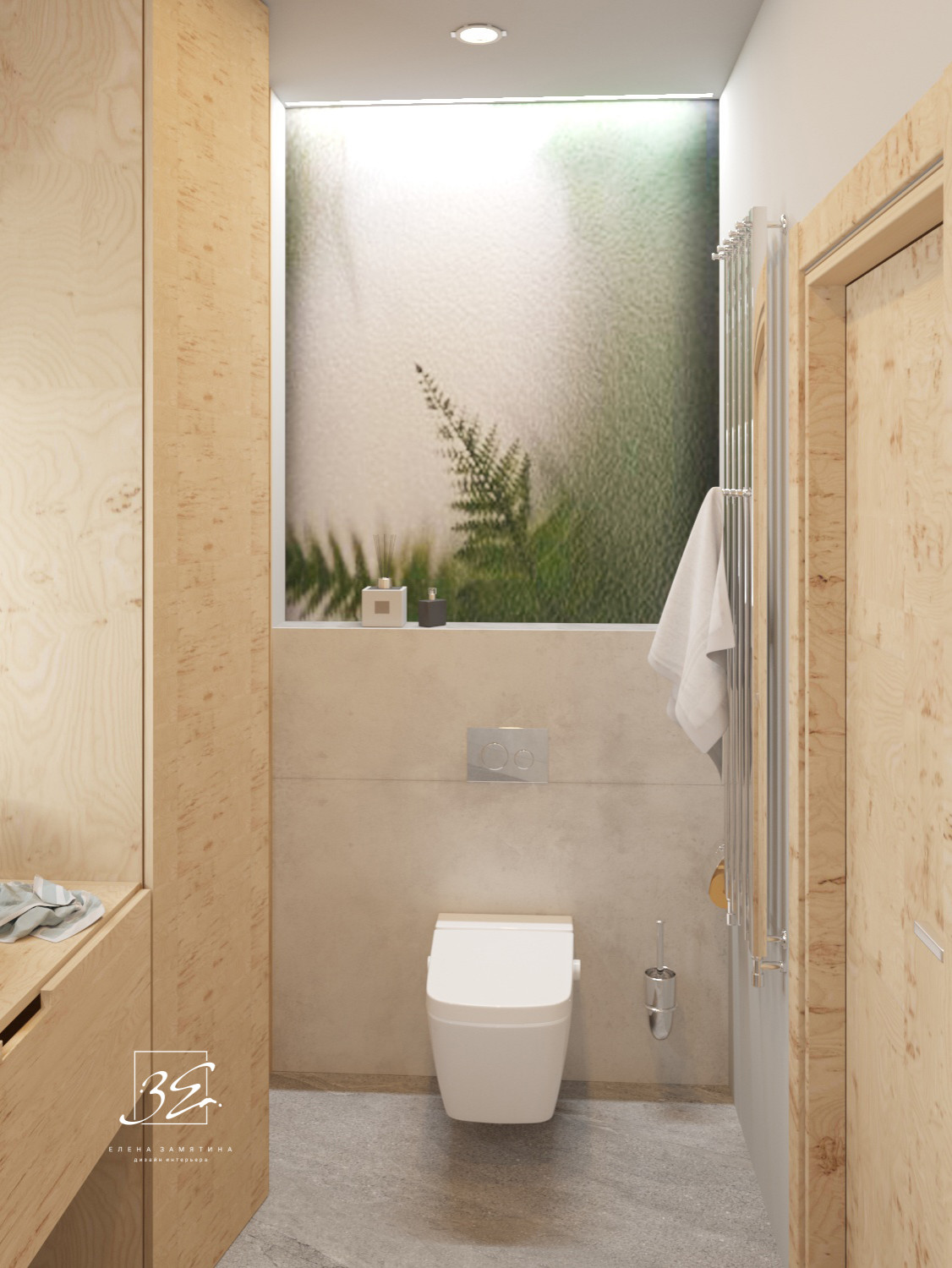 Смелый тропический санузел