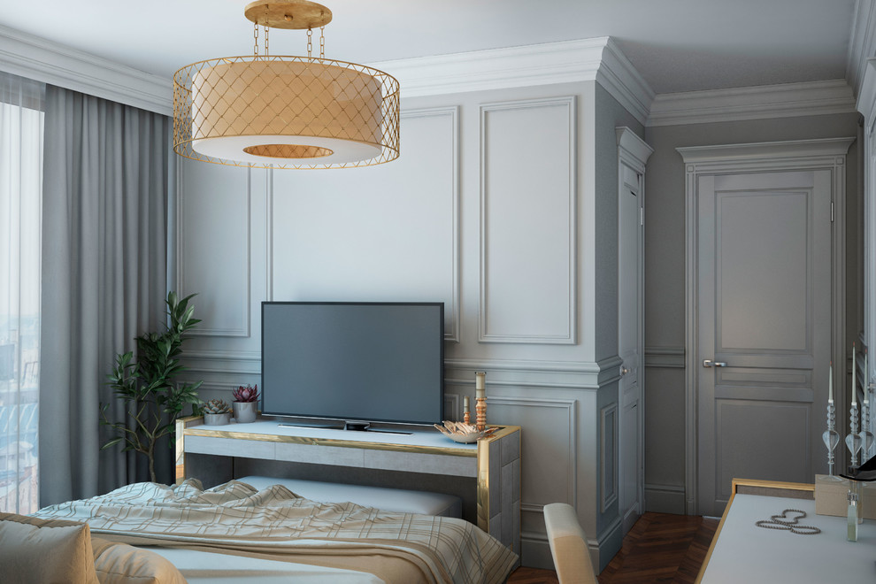 Визуализация спальни для студии дизайна Бюро9, г. Москва