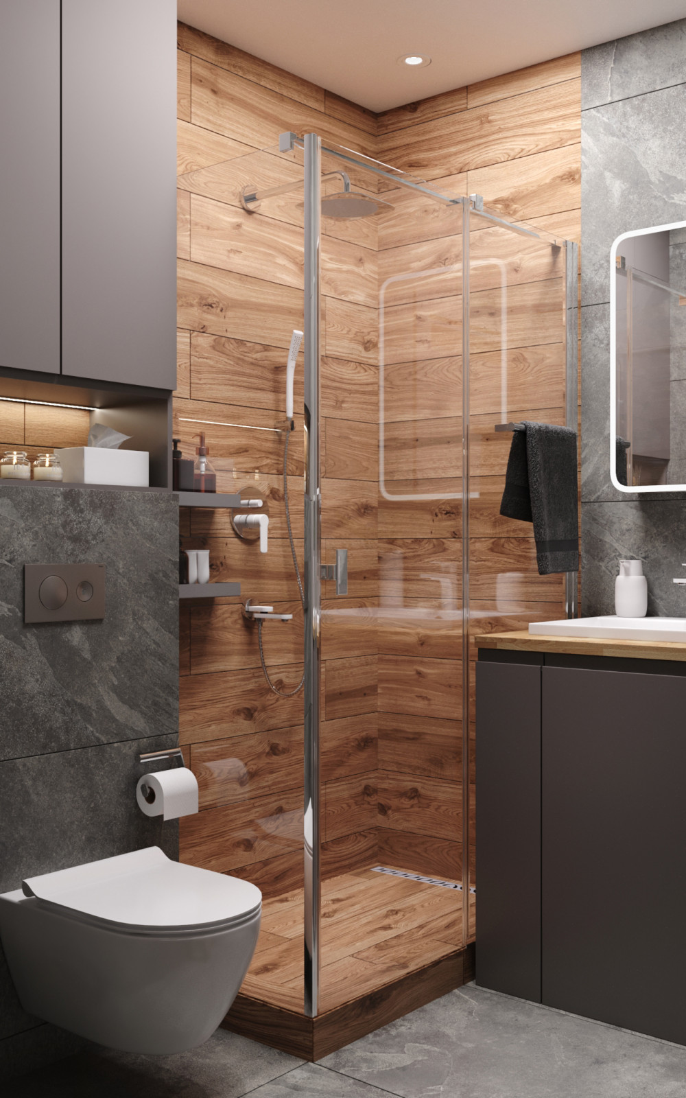 Дерево и камень