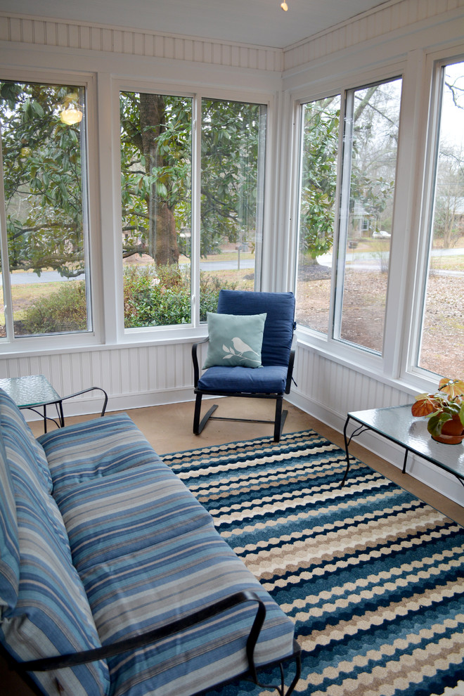 Photo of a transitional sunroom in Other.