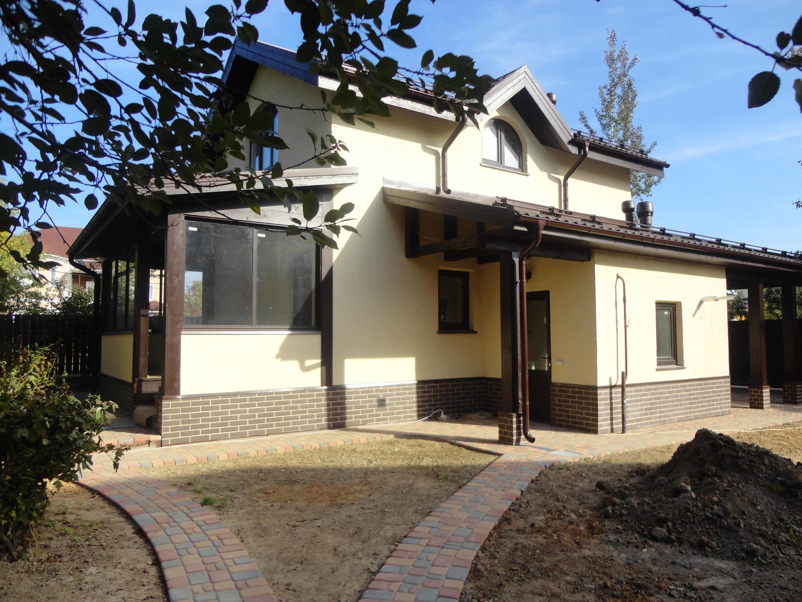 На этапе работ по участку