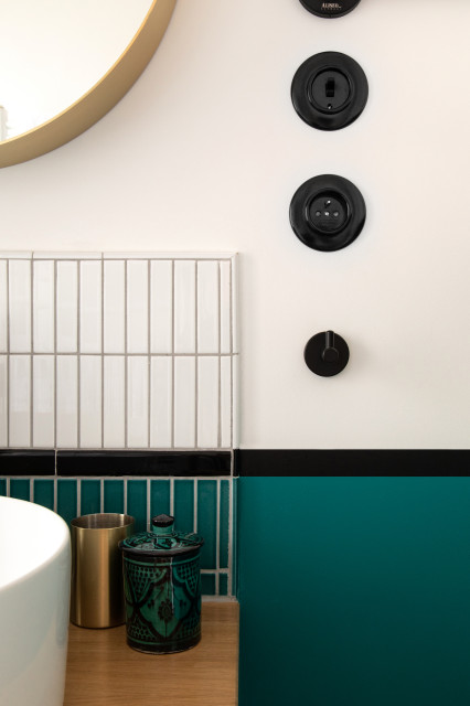 Maison Maisons-Alfort minimalistisch-badezimmer