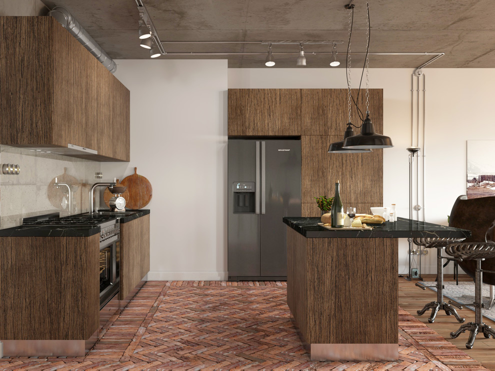 Квартира в стиле ЛОФТ в ЖК Триколор