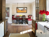 Farmhouse Kitchen by Anne Sneed Architectural Interiors