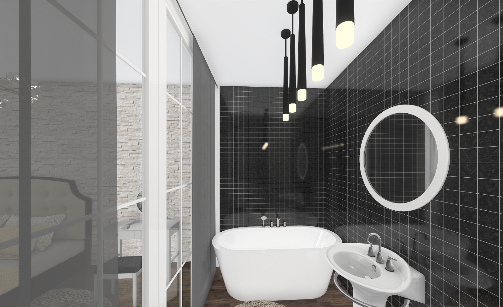 Загородный дом с элементами лофт