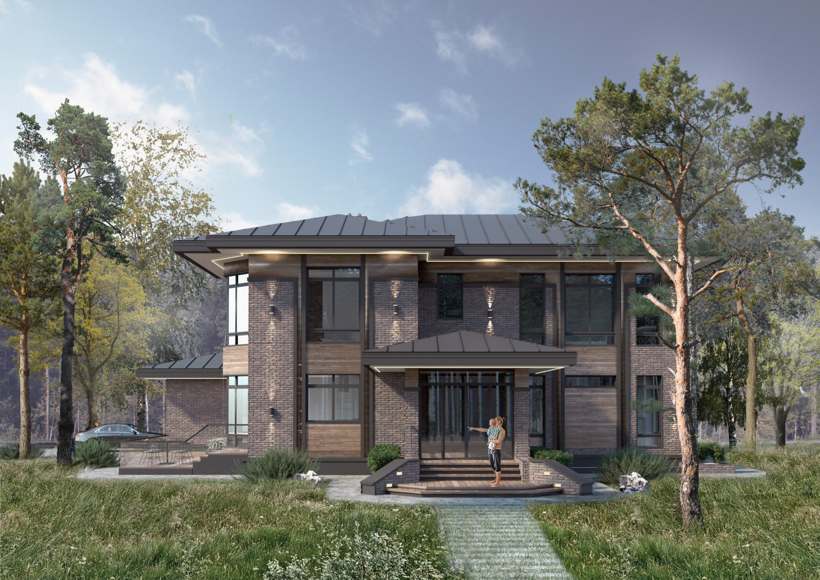 дом в стиле Прерий