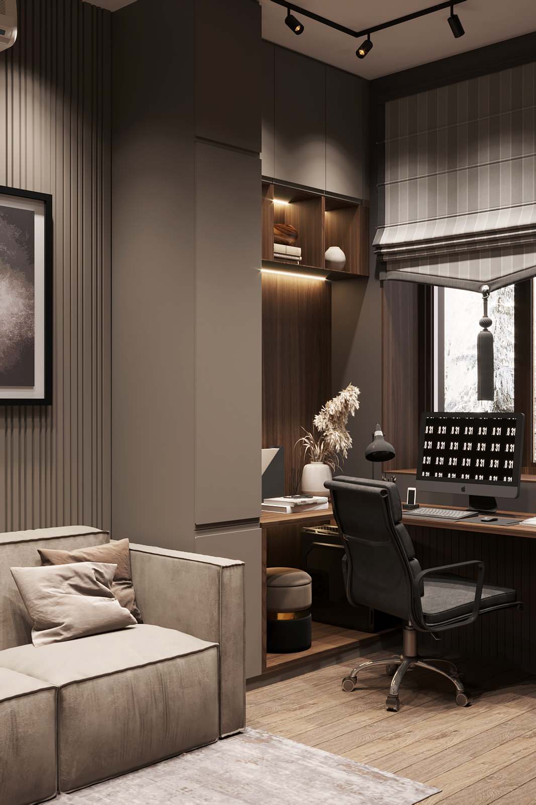 Трехэтажный дом для семьи