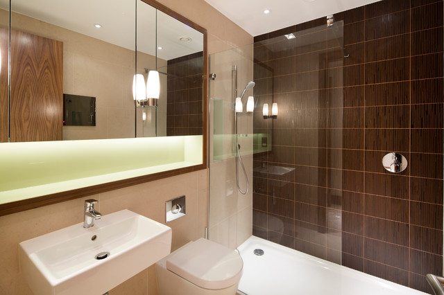 Luxury Apartment Bathrooms contemporary-bathroom