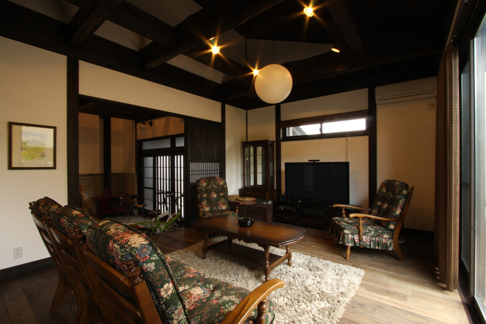 客厅 茶几_日式风格三居室130平米装饰图