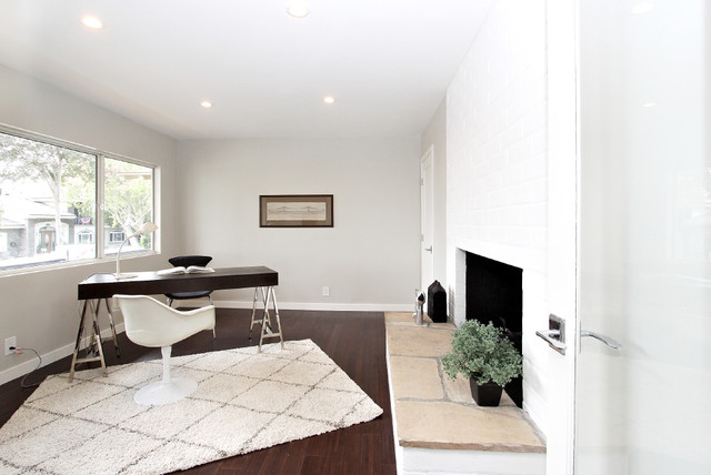 Pasadena Modern Ranch contemporaneo-despacho