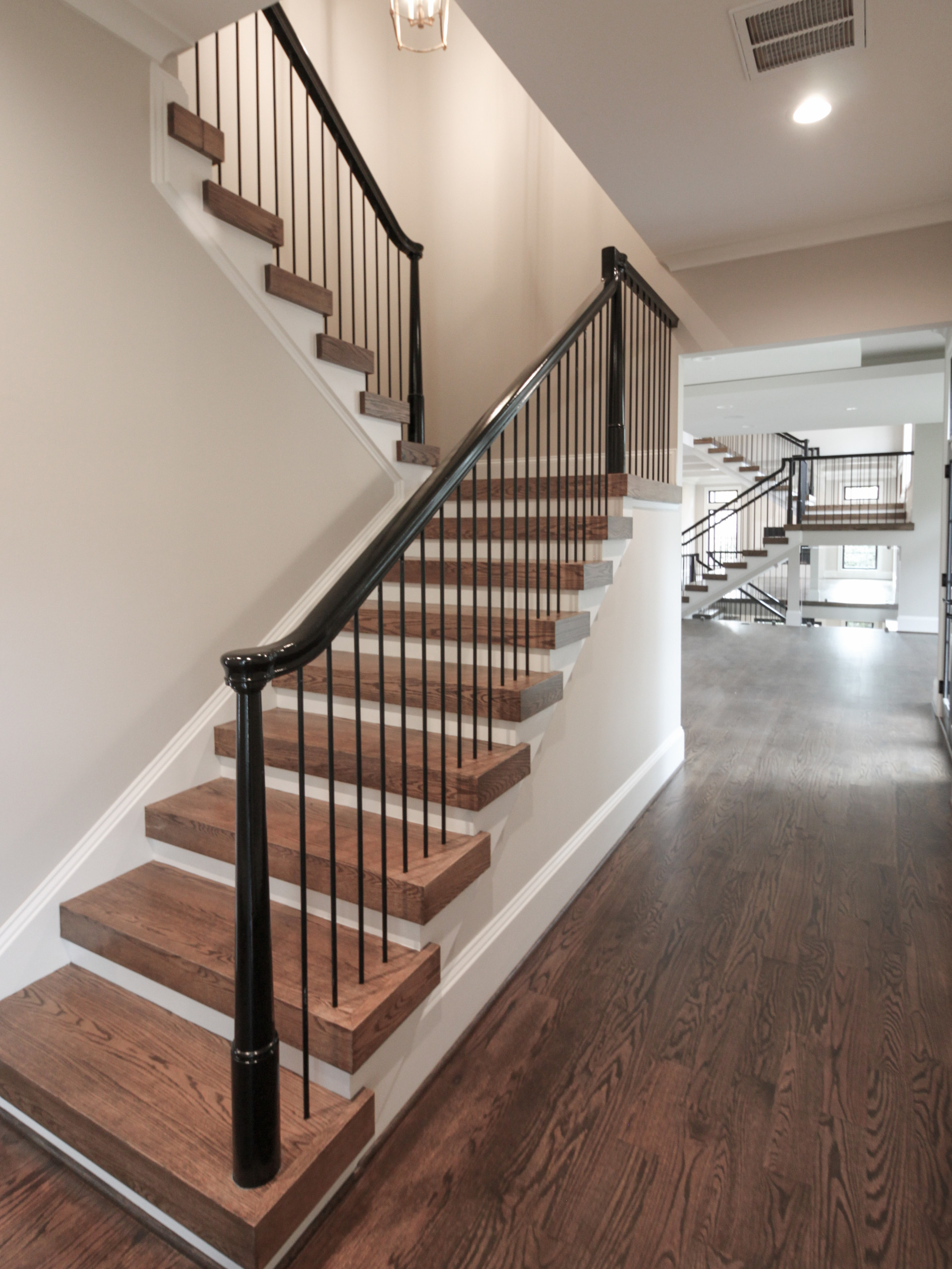 89_Eclectic and Edgy Staircase in French Contemporary Residence, McLean VA 2210
