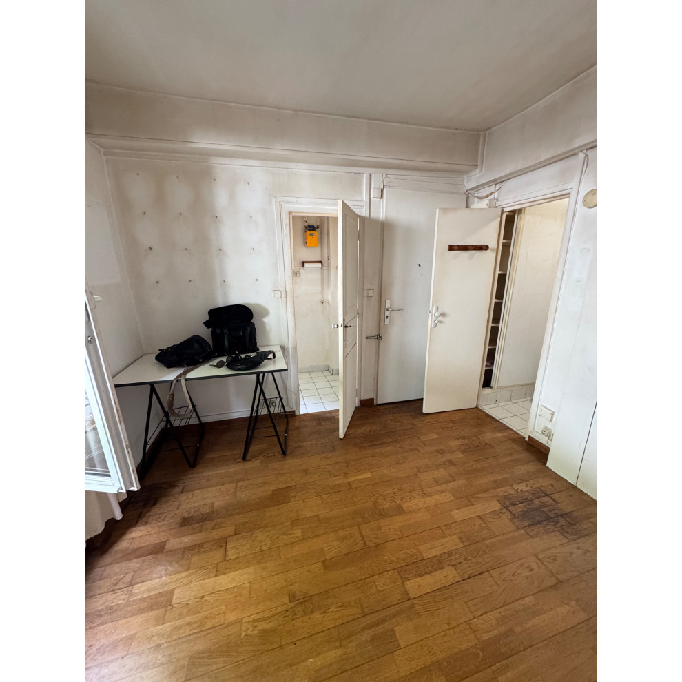 Projet Père Lachaise, rénovation d'un appartement de 34m2