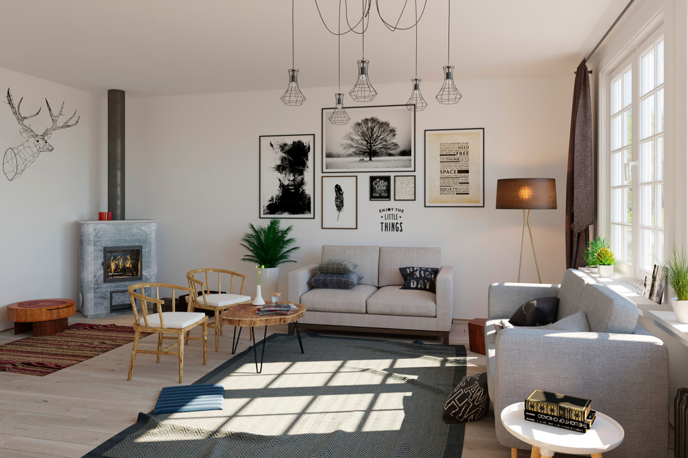 Интерьер дома в скандинавском стиле