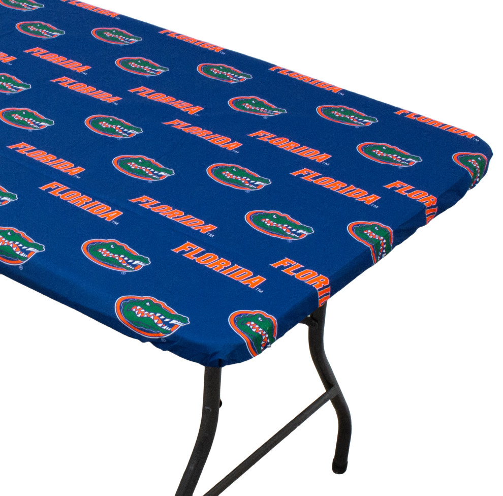 Florida Gators 6' Table Cover, 72"x30", 72" X 30" Contemporary