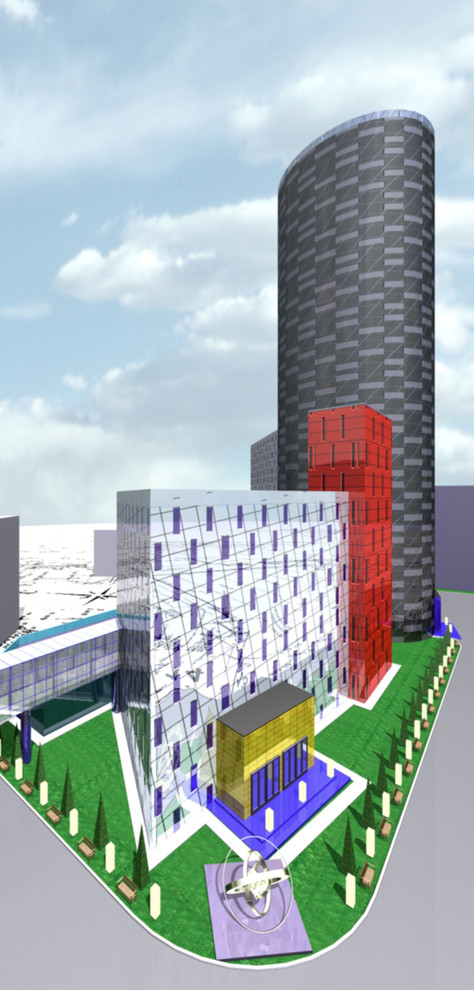 Эскизный проект офисного здания в г. Екатеринбурге