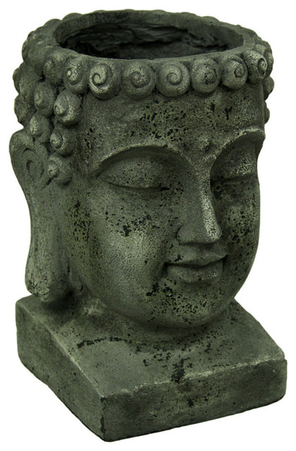 extra large buddha head planter