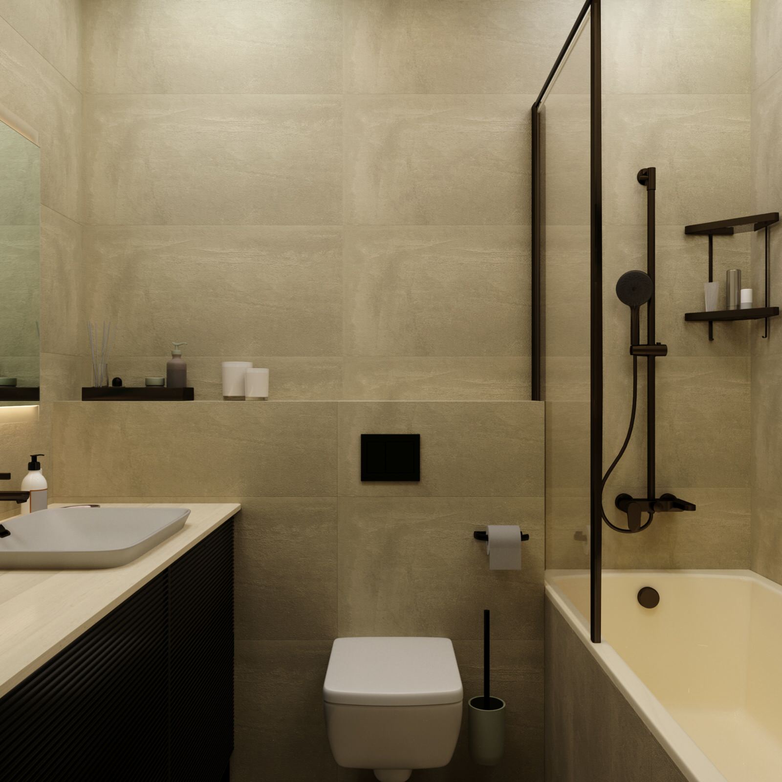 2 санузла в ЖК Высота