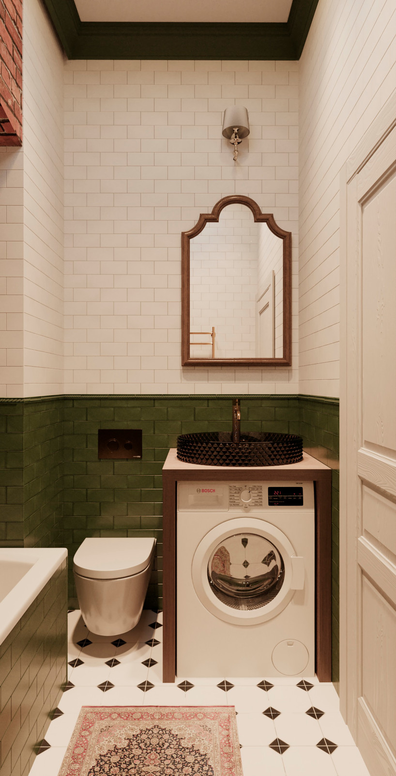 Интерьер в винтажном стиле для квартиры в доме дореволюционной застройки