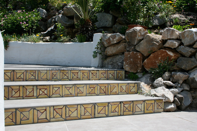 Architectural ceramics risers #3 rustic-deck