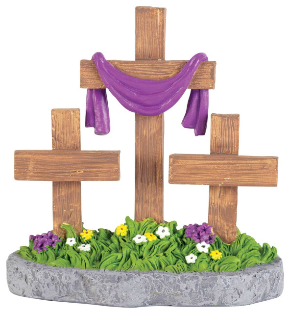 3 Cross Tabletop, Figurine Resin Contemporary Decorative Objects