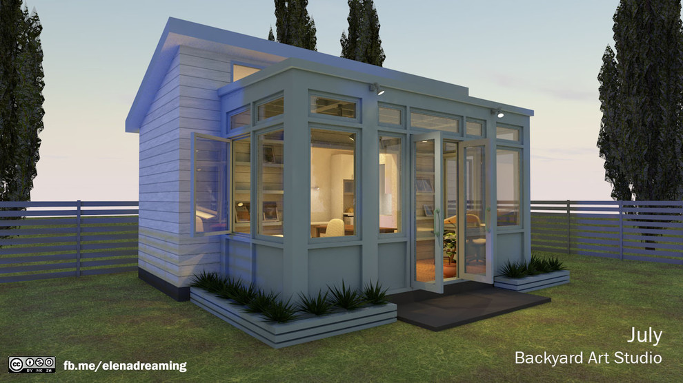 Backyard Art Studio July