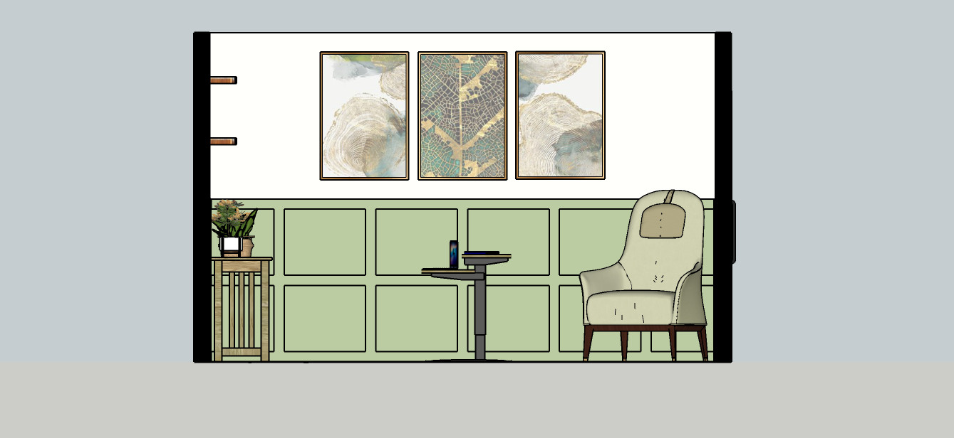 Dinning Room Reno into Home Office/Walk-in Pantry