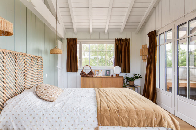 Maison bois - Esprit Cabane casa-de-campo-dormitorio