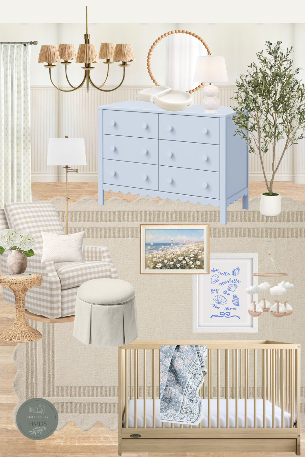 Girls Coastal Nursery