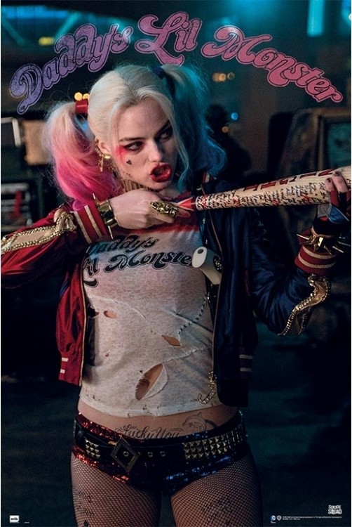 SUICIDE SQUAD Supervillian Gang POSTER Harley Quinn Joker 24x36 rolled poster