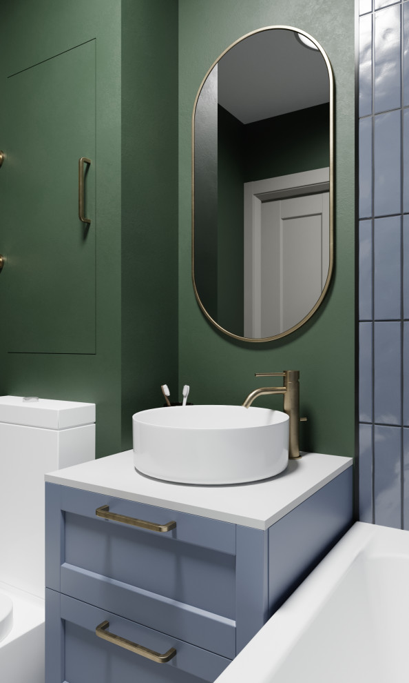 Яркая ванная комната