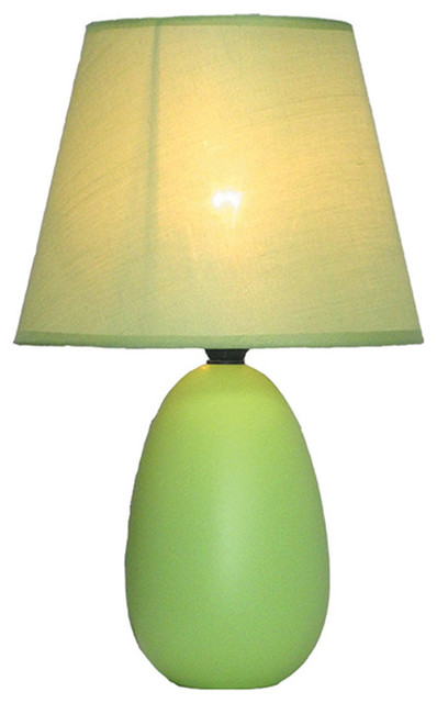 Simple Designs Mini Egg Oval Ceramic Table Lamp Contemporary Mini Egg Oval Ceramic Table Lamp