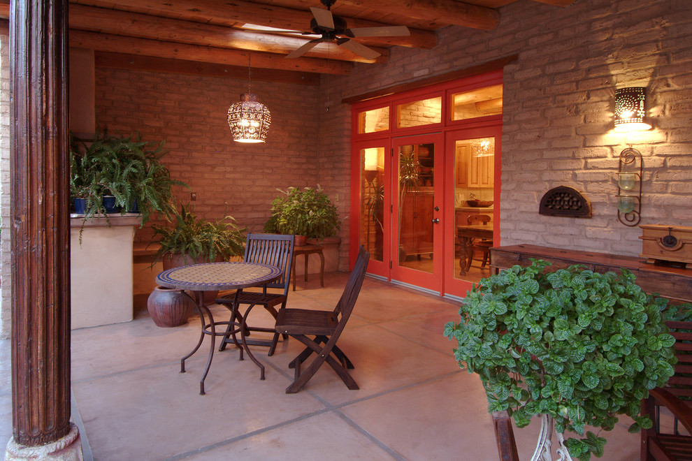 Transitional patio in Phoenix.