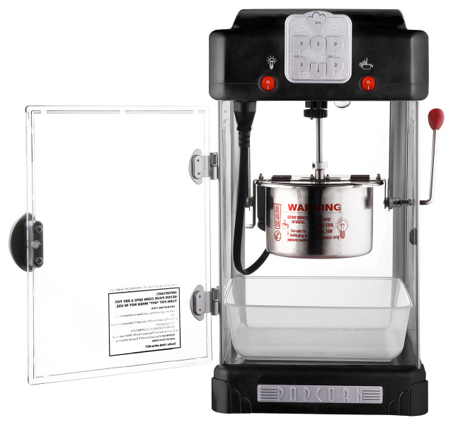Pop Mixer Machine Pop Pup Popcorn Machine 2.5oz Popper With Stainless-Steel Kettle and ...