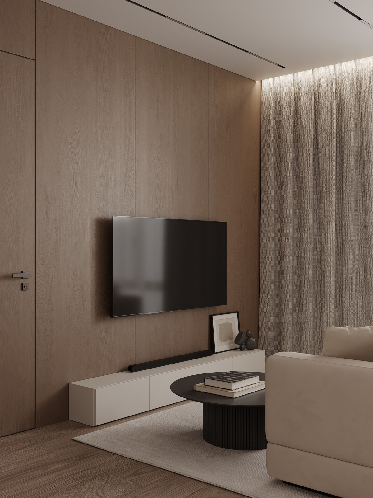 ЖК «Павелецкая Сити» — современный минимализм в нейтральных оттенках