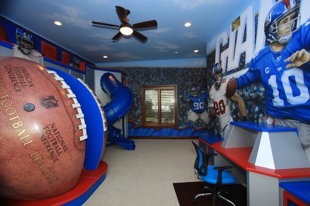 NFL Giants themed room - Clásico - Dormitorio infantil - Richmond - de