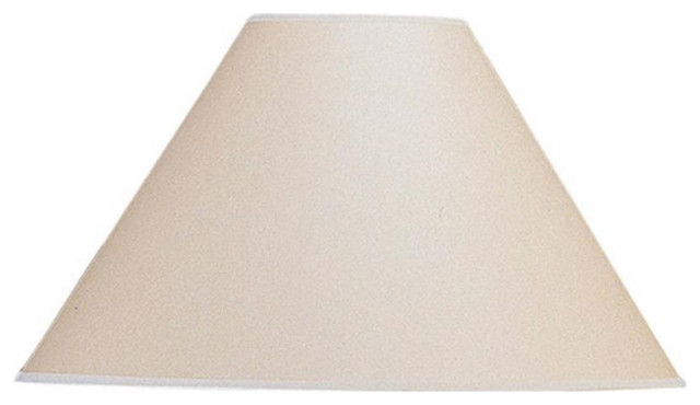 Kraft Paper Lamp Shade, 16 Inch Coolie Lamp Shade
