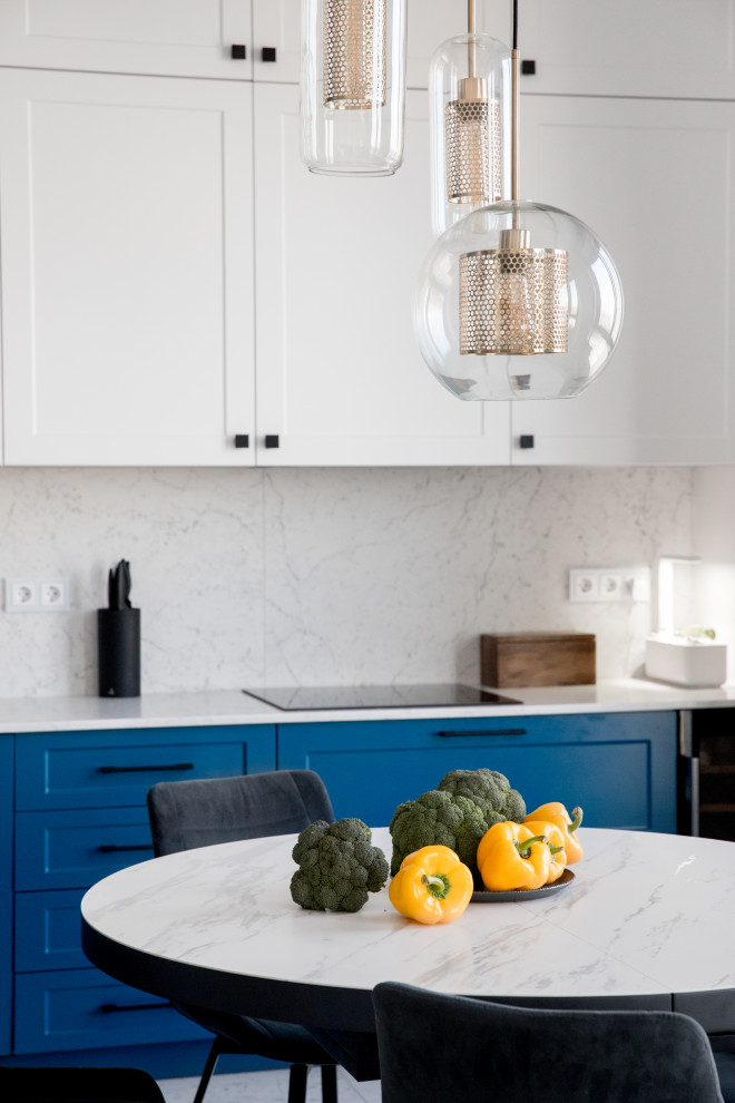 Небесно синий в ЖК Новочеремушкинская 17